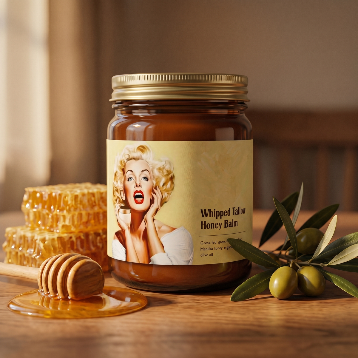 Whipped Tallow & Manuka Honey Moisturizer